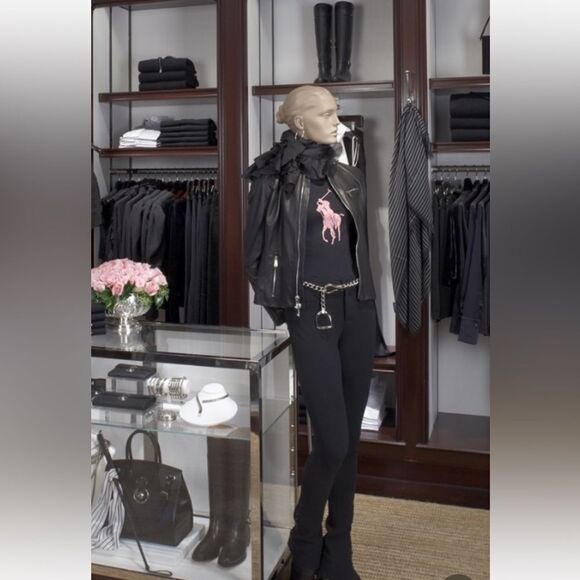 Ralph Lauren Pink Pony Gray Cashmere Crewneck Long-sleeved Sweater - Picture 13 of 17